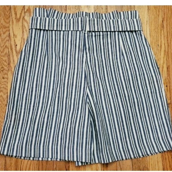 Free People Striped Utility Paperbag Shorts - Picture 4 of 8